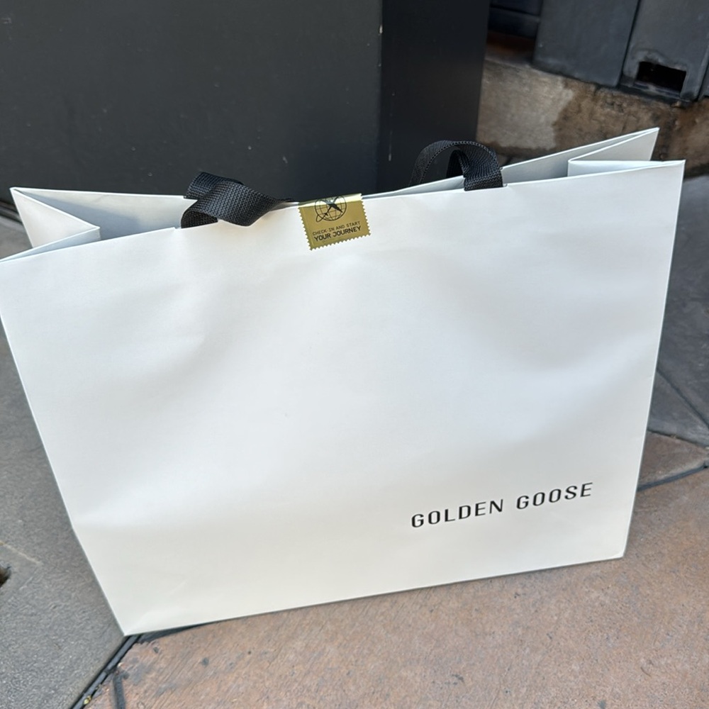 Golden Goose High-Top Sneakers with Blue Star - Picture 6 of 6